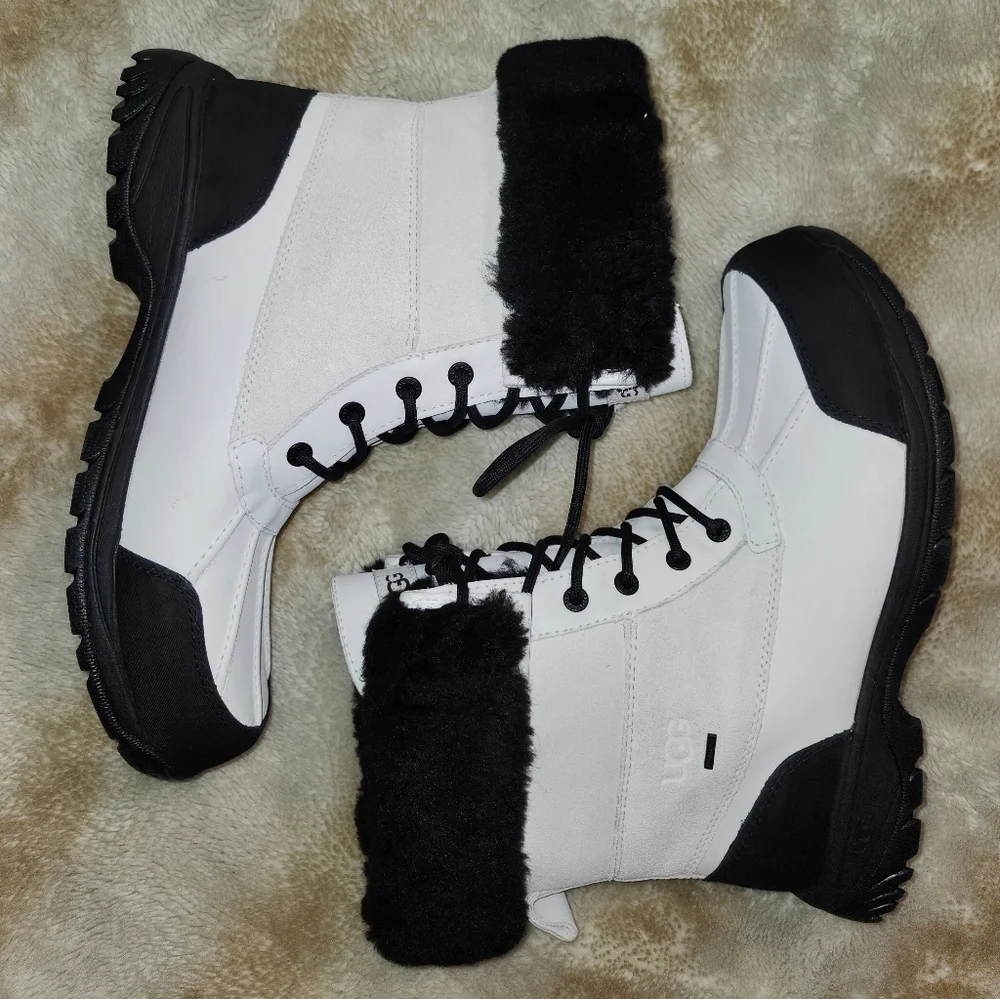 UGG‎ Men's Black and White Winter Boots